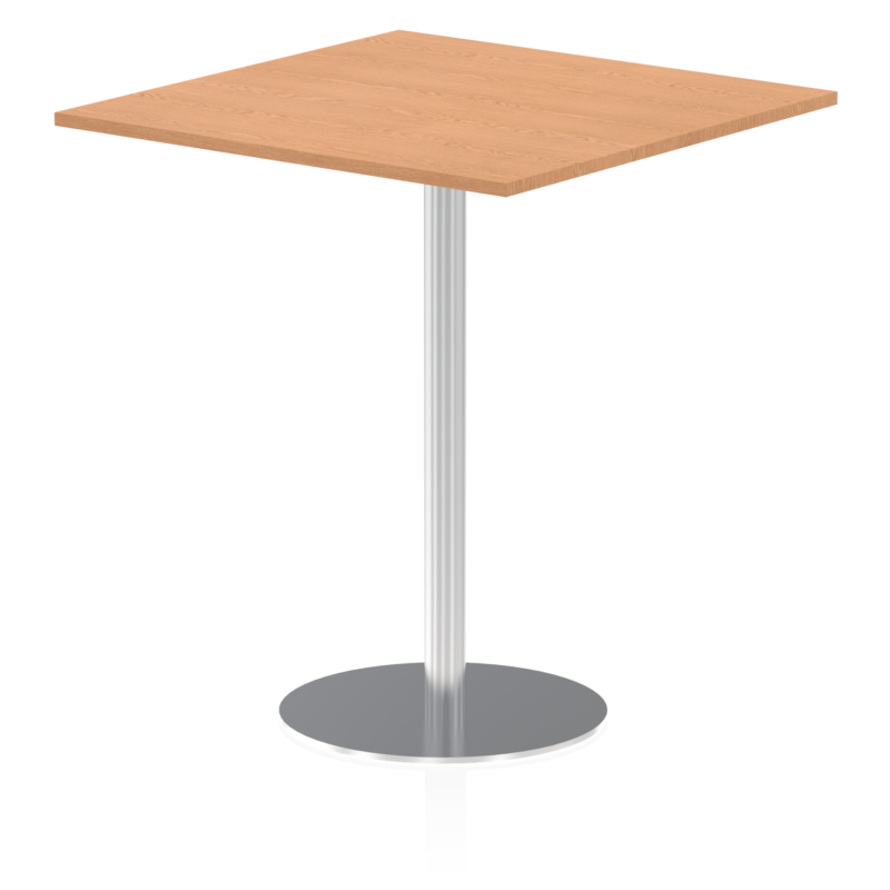 Italia Square Poseur Table Silver Leg - Image 35