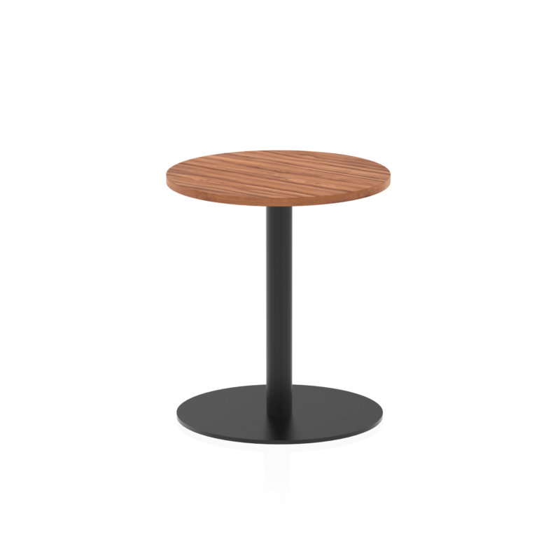 Italia Round Poseur Table Black Leg - Image 2