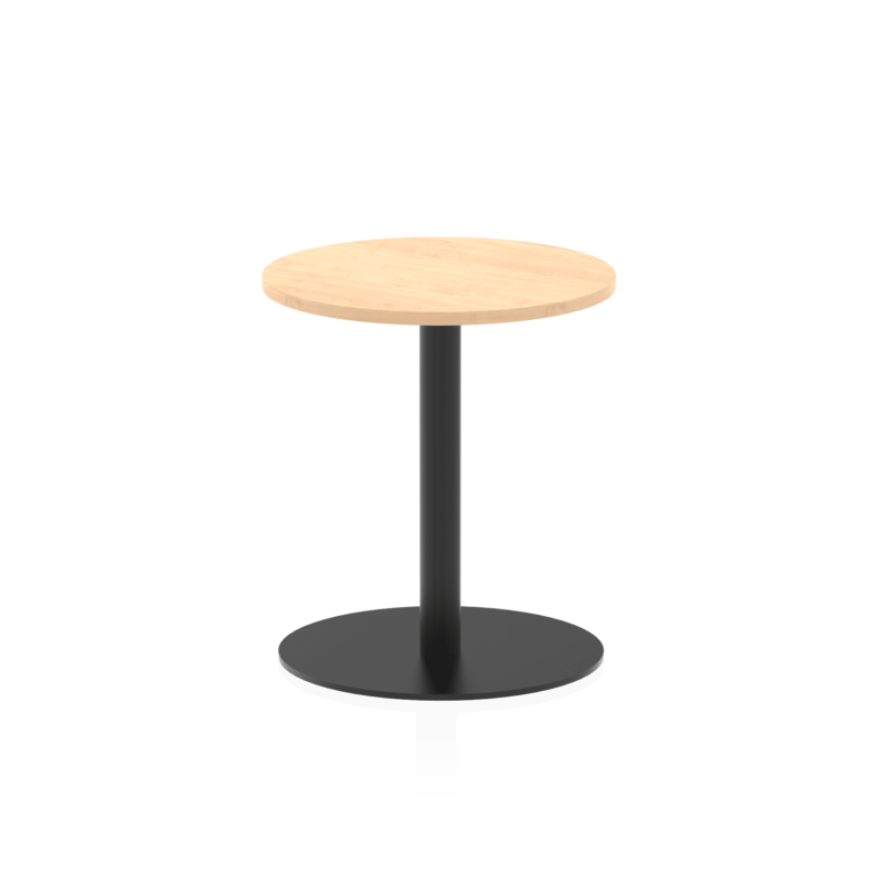 Italia Round Poseur Table Black Leg - Image 4