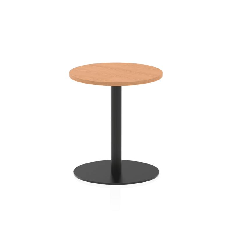 Italia Round Poseur Table Black Leg - Image 5