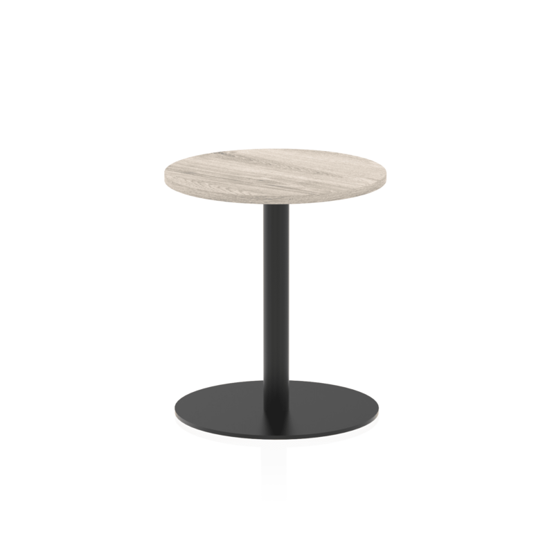 Italia Round Poseur Table Black Leg - Image 6