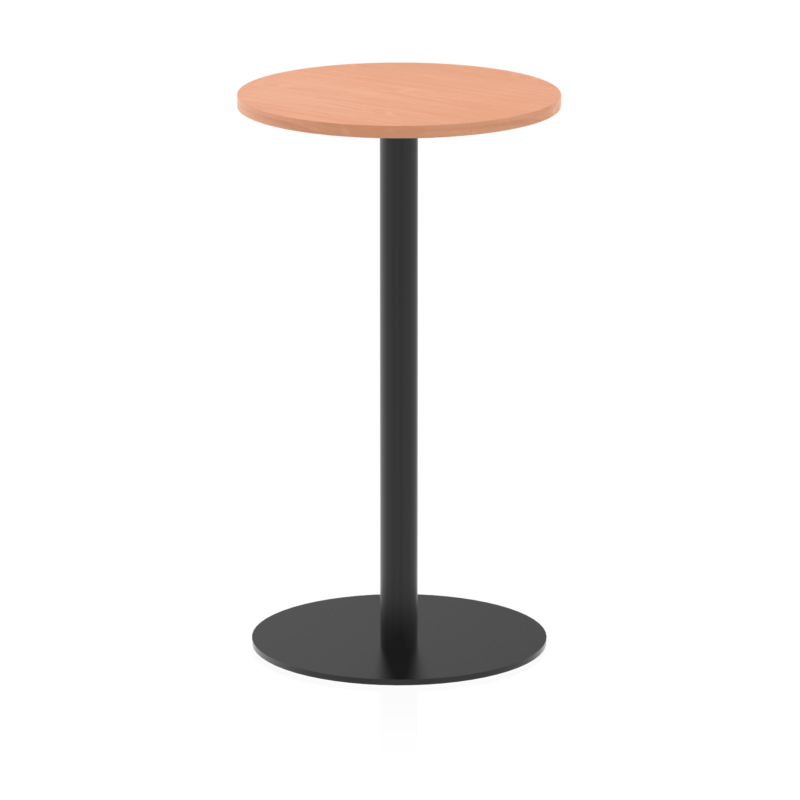 Italia Round Poseur Table Black Leg - Image 7