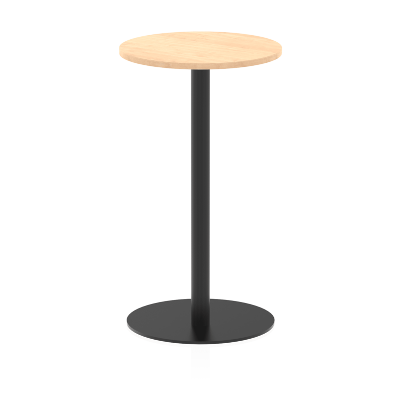 Italia Round Poseur Table Black Leg - Image 10