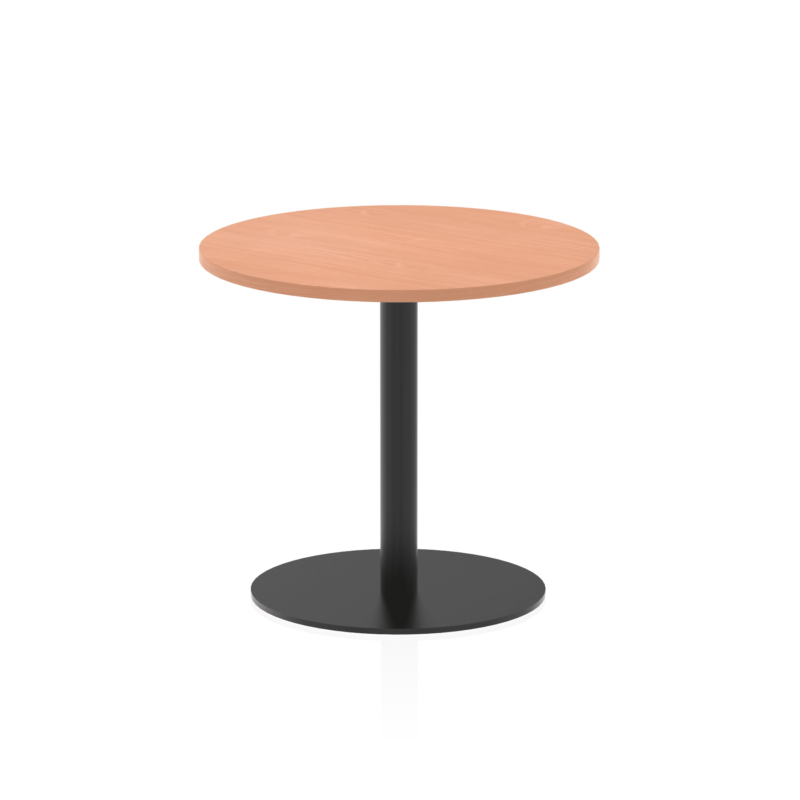 Italia Round Poseur Table Black Leg - Image 13