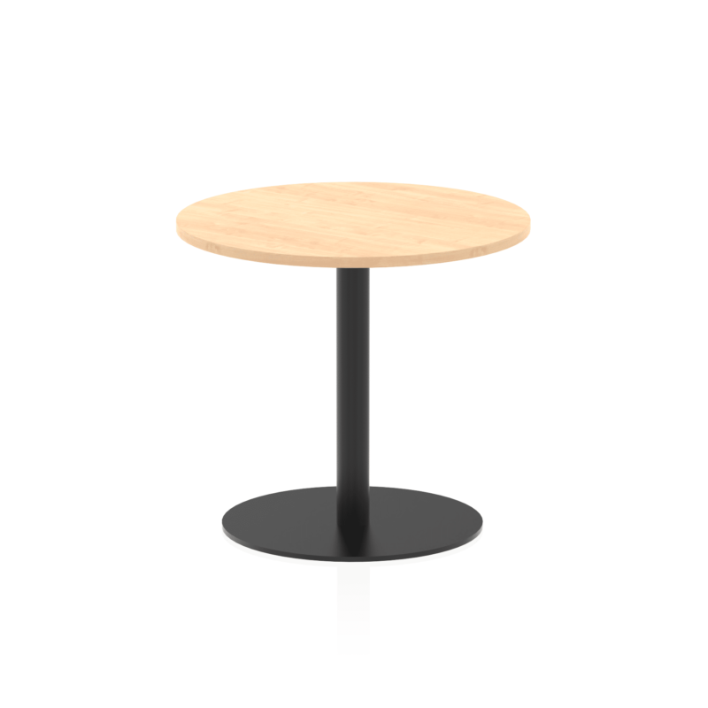 Italia Round Poseur Table Black Leg - Image 16