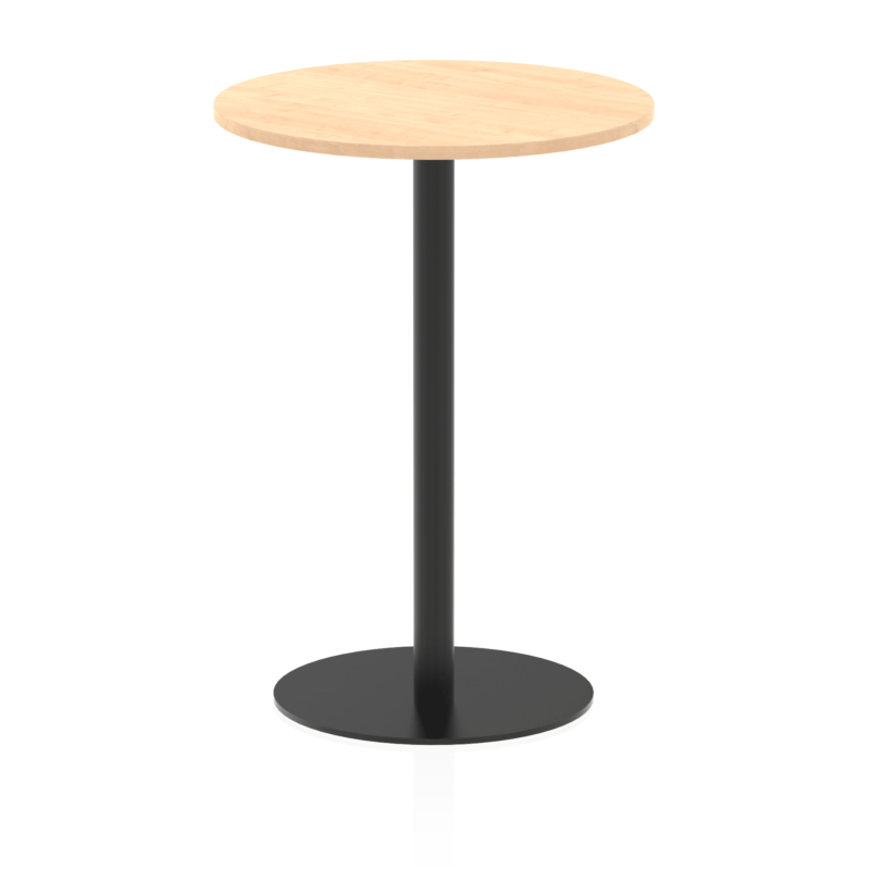 Italia Round Poseur Table Black Leg - Image 22