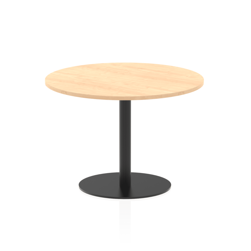 Italia Round Poseur Table Black Leg - Image 28
