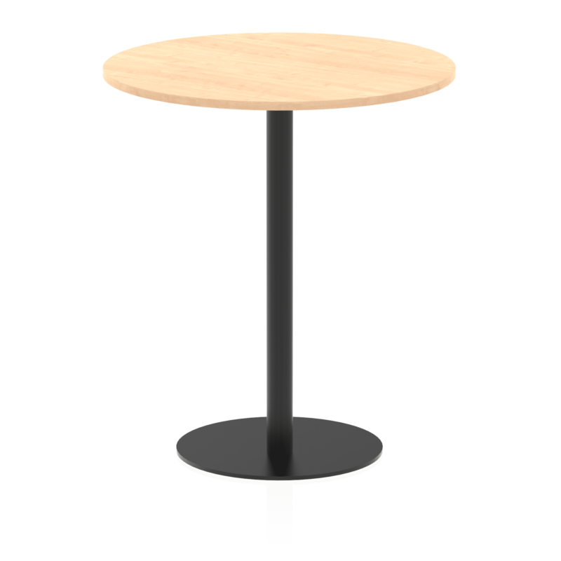 Italia Round Poseur Table Black Leg - Image 34
