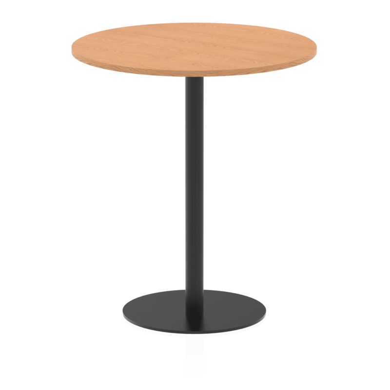 Italia Round Poseur Table Black Leg - Image 35