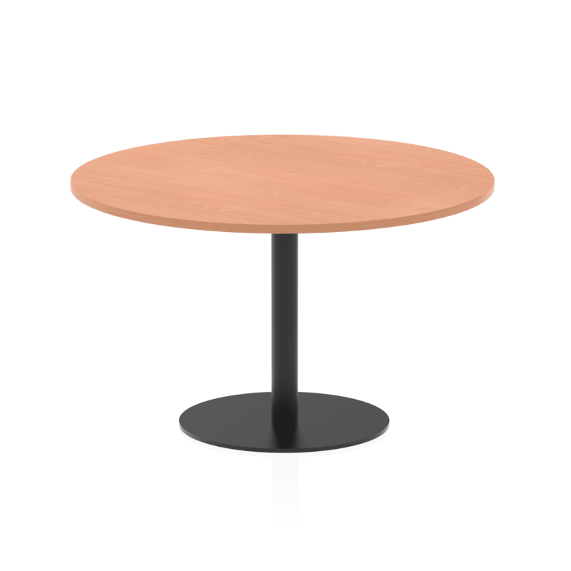 Italia Round Poseur Table Black Leg - Image 37