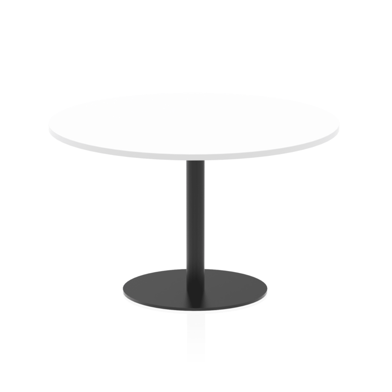 Italia Round Poseur Table Black Leg - Image 39