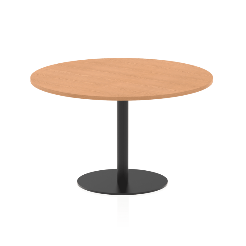 Italia Round Poseur Table Black Leg - Image 41