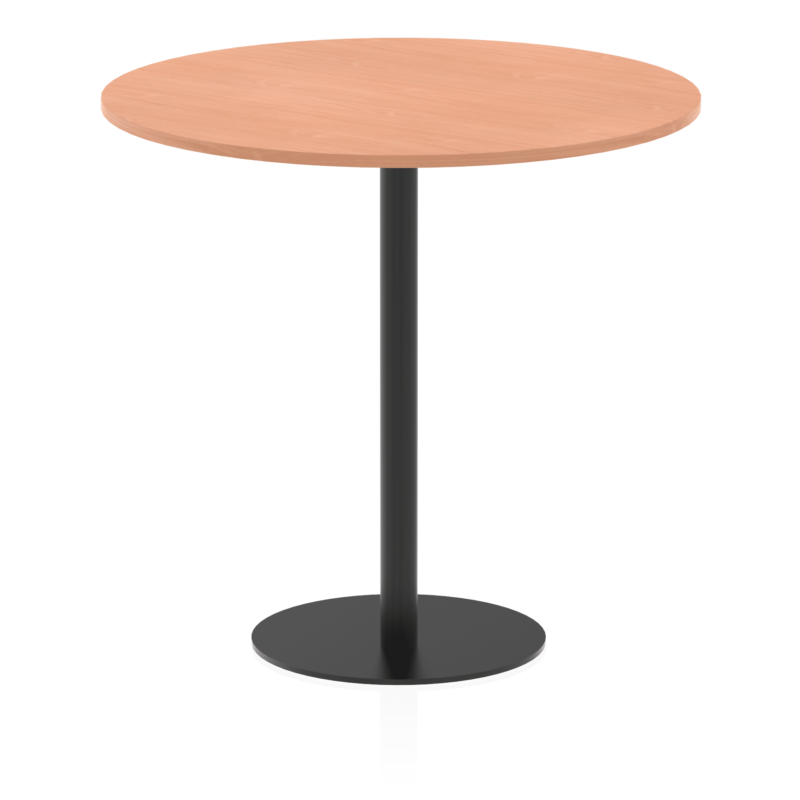 Italia Round Poseur Table Black Leg - Image 43