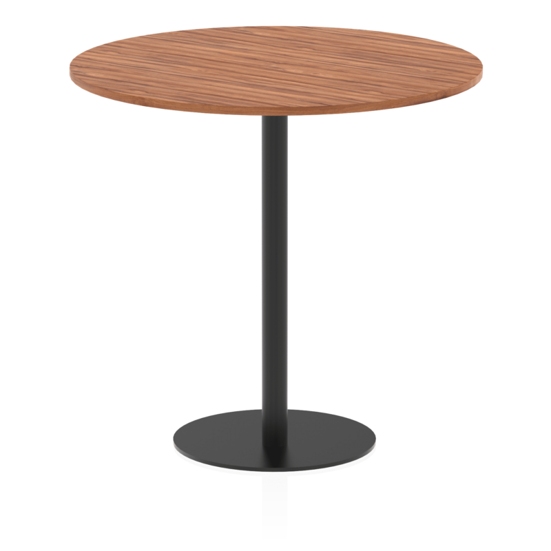 Italia Round Poseur Table Black Leg - Image 44