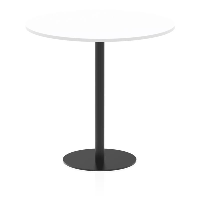 Italia Round Poseur Table Black Leg - Image 45