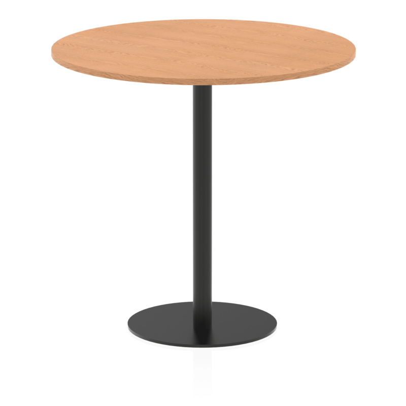 Italia Round Poseur Table Black Leg - Image 47