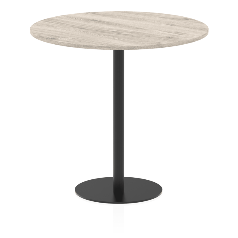 Italia Round Poseur Table Black Leg - Image 48