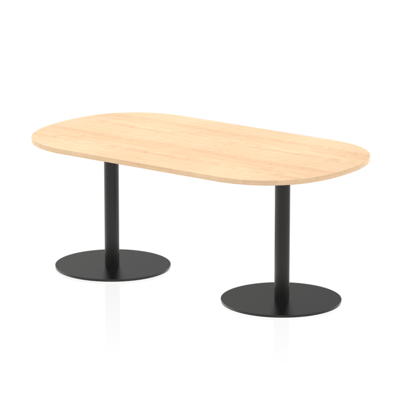 Italia Boardroom Table Black Leg - Image 4