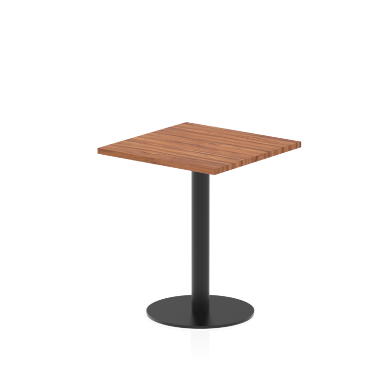 Italia Square Poseur Table Black Leg - Image 2