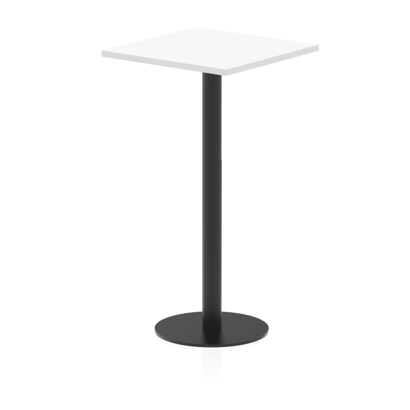 Italia Square Poseur Table Black Leg - Image 9