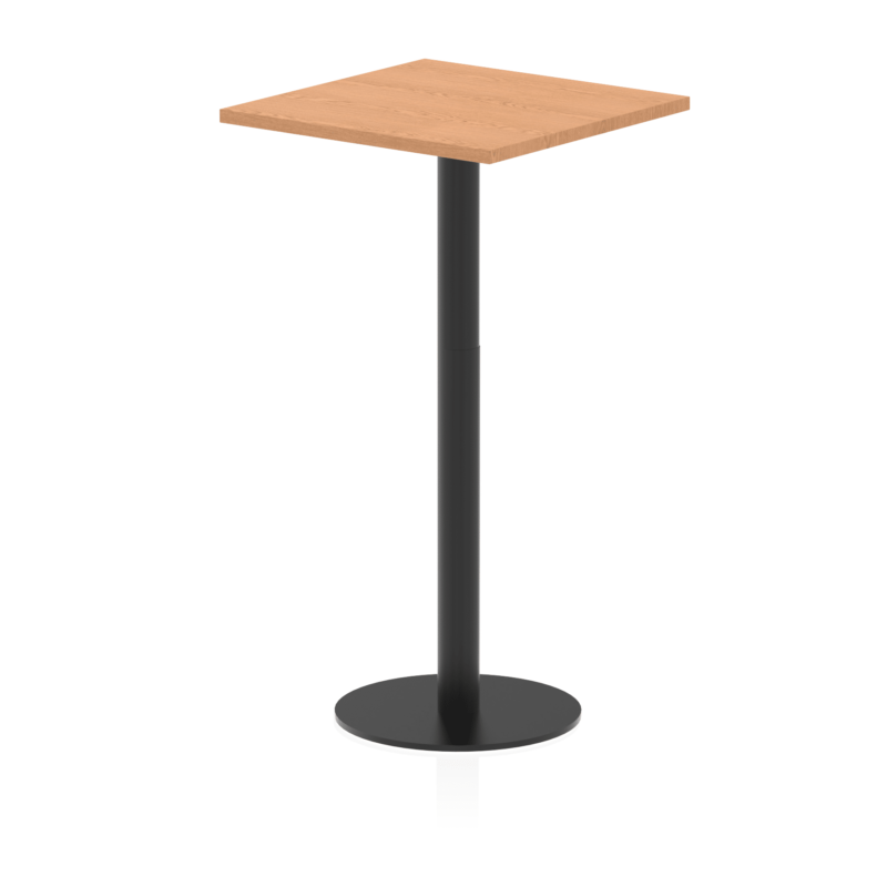 Italia Square Poseur Table Black Leg - Image 11