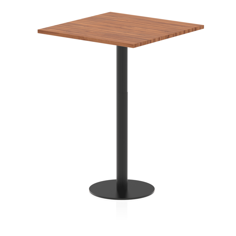 Italia Square Poseur Table Black Leg - Image 20