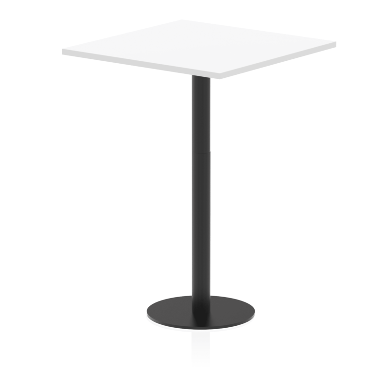 Italia Square Poseur Table Black Leg - Image 21