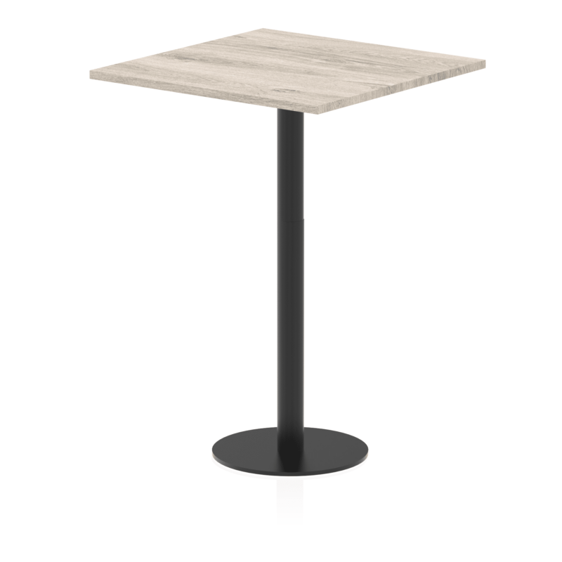 Italia Square Poseur Table Black Leg - Image 24