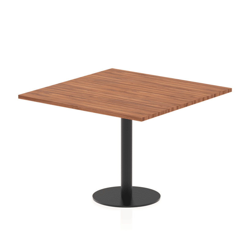 Italia Square Poseur Table Black Leg - Image 26