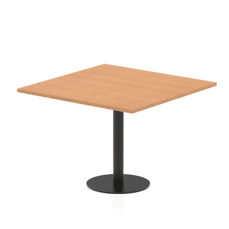 Italia Square Poseur Table Black Leg - Image 29
