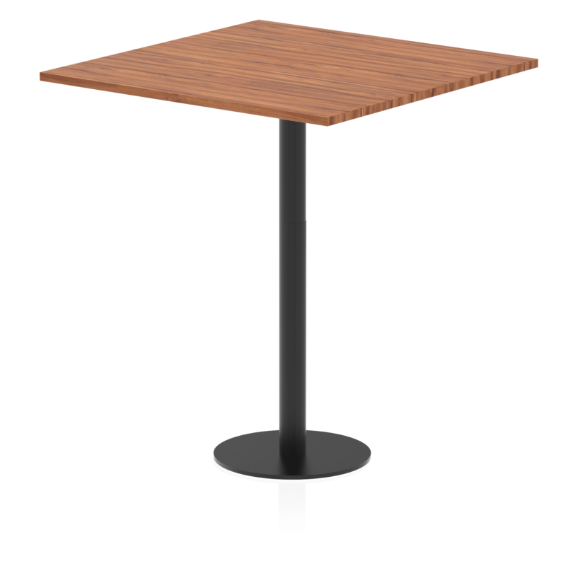 Italia Square Poseur Table Black Leg - Image 32