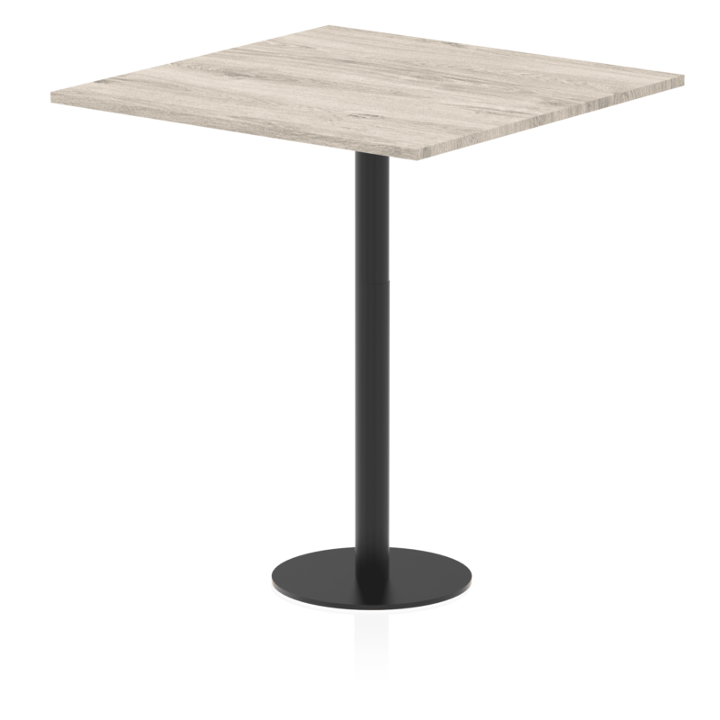 Italia Square Poseur Table Black Leg - Image 36