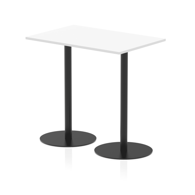 Italia Rectangular Poseur Table Black Leg - Image 9