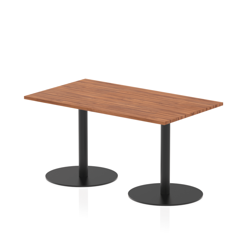 Italia Rectangular Poseur Table Black Leg - Image 14