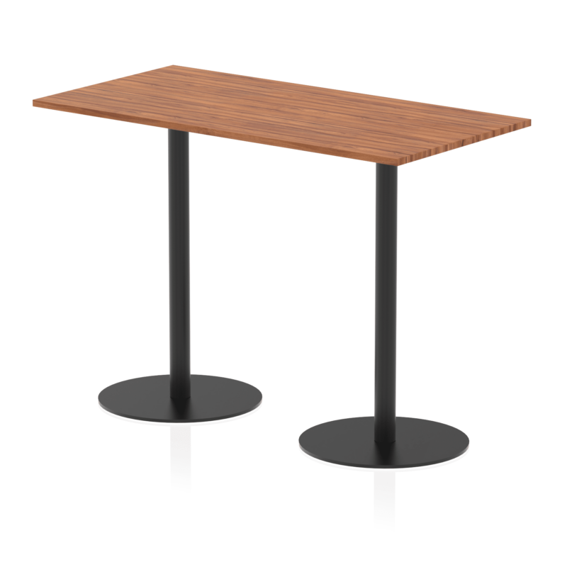 Italia Rectangular Poseur Table Black Leg - Image 32