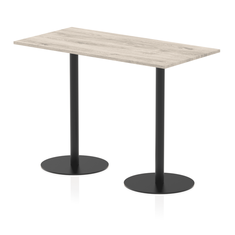 Italia Rectangular Poseur Table Black Leg - Image 36
