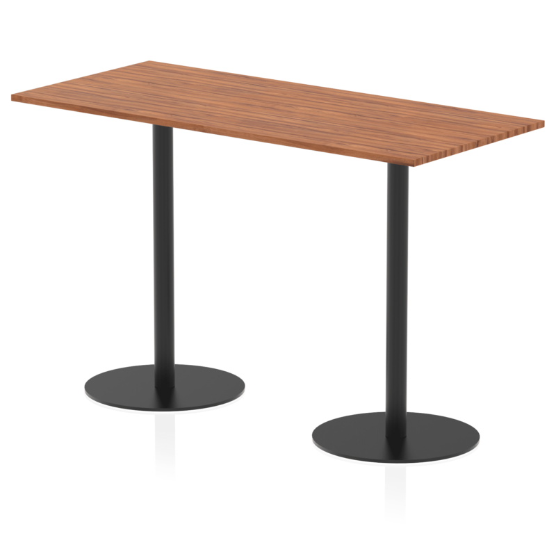 Italia Rectangular Poseur Table Black Leg - Image 44