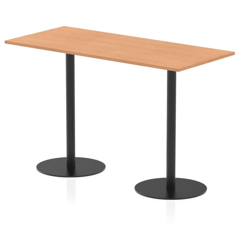 Italia Rectangular Poseur Table Black Leg - Image 47