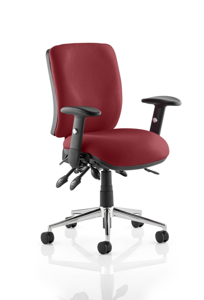 Chiro Medium Back Task Operator Office Chair - Image 60