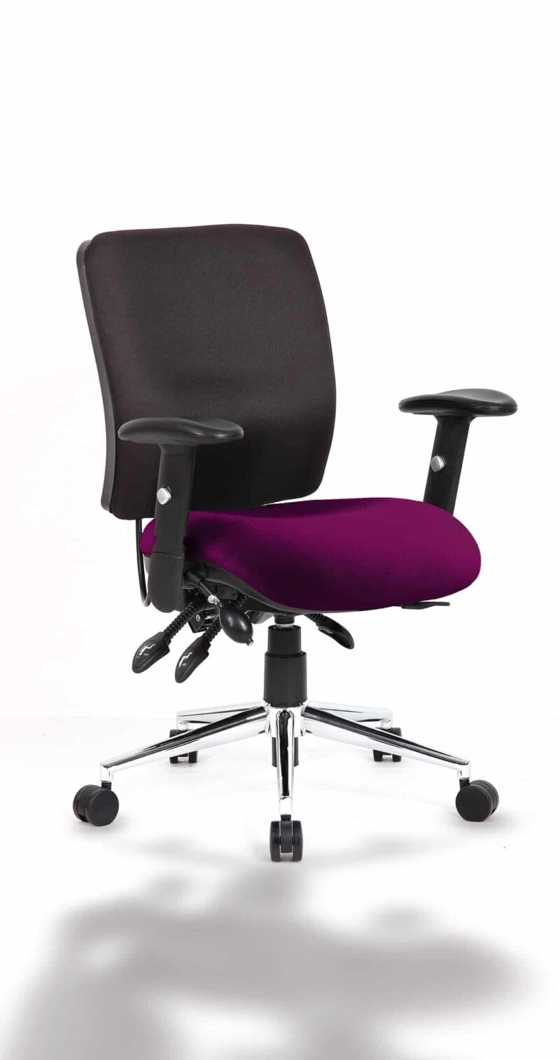 Chiro Medium Back Task Operator Office Chair - Image 80