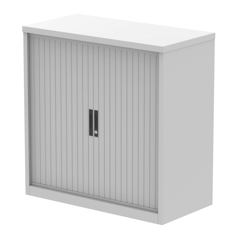 Qube Side Tambour Cupboard With Shelves - Image 6