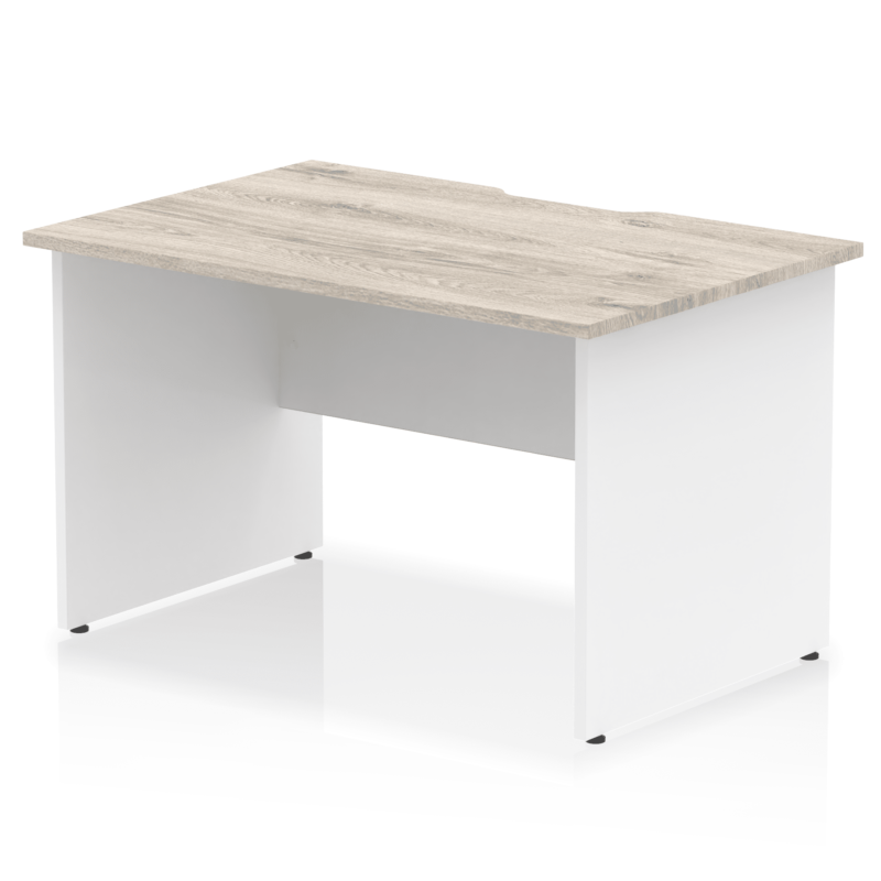 Impulse Scalloped Edge 1200mm Straight Desk Panel End Leg - Image 9