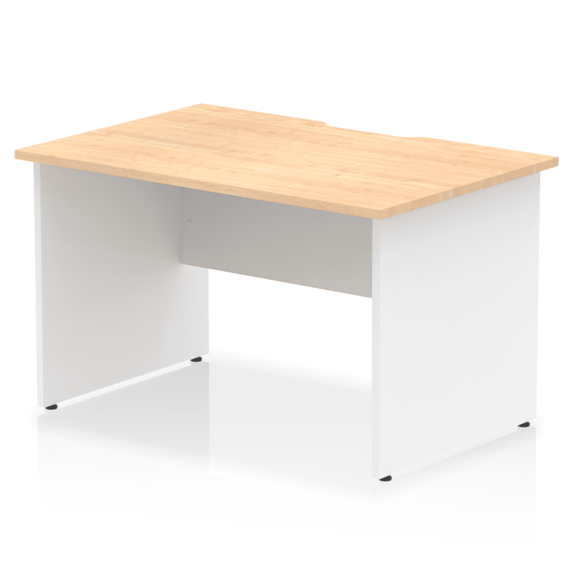 Impulse Scalloped Edge 1200mm Straight Desk Panel End Leg - Image 10