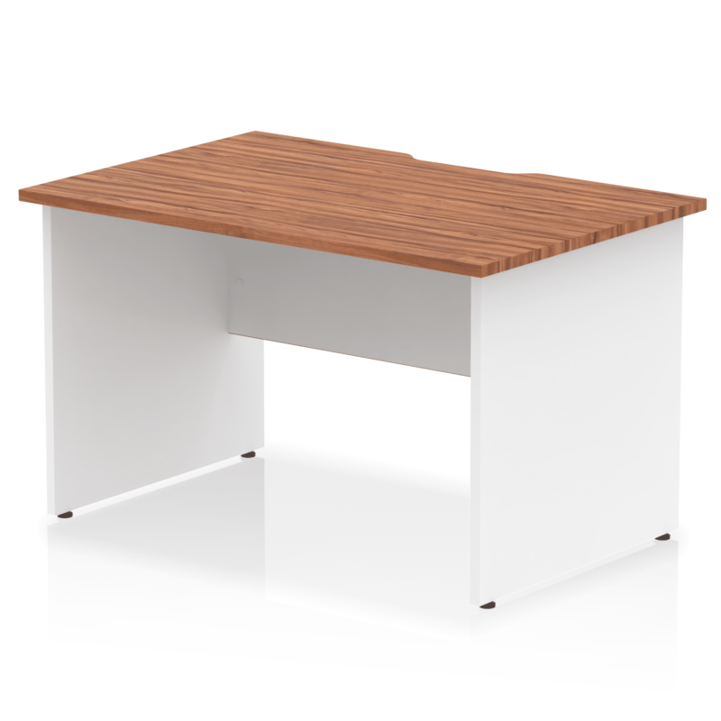 Impulse Scalloped Edge 1200mm Straight Desk Panel End Leg - Image 12
