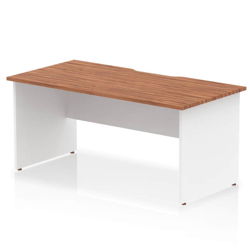 Impulse Scalloped Edge 1600mm Straight Desk Panel End Leg - Image 12