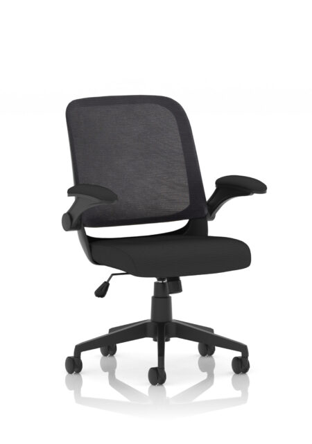 OE - Crew Task Operator Mesh Chair With Folding Arms